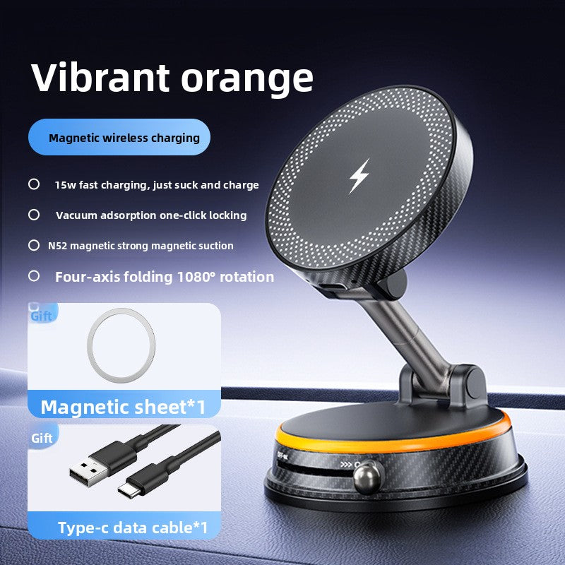 Soporte Magnético 360º para Coche con Carga Inalámbrica 15W