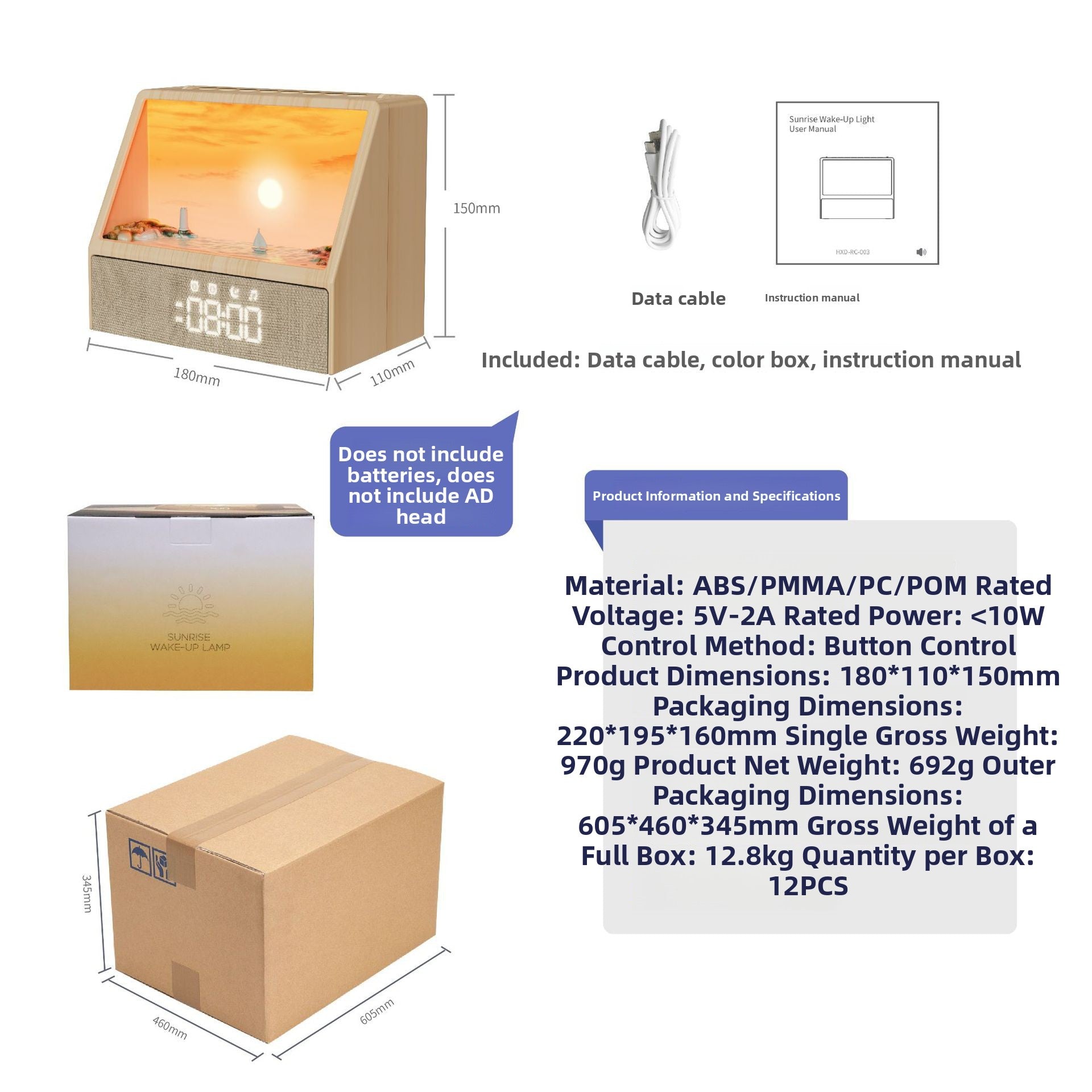 Despertador Sunrise™ con Luz de Amanecer | Despertar Gradual
